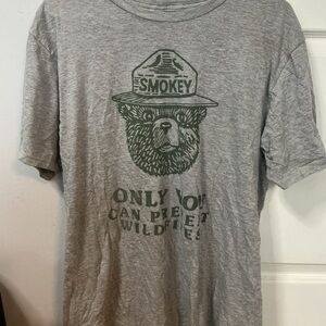 Smokey Bear Gray T-Shirt